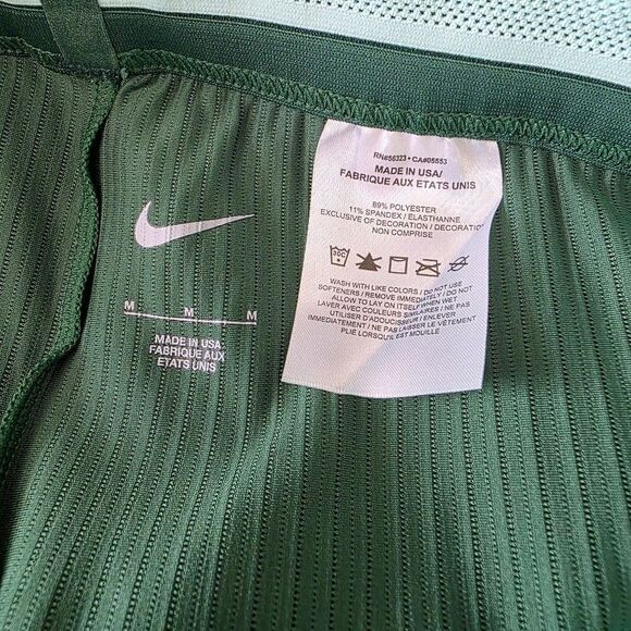 Nike Pro Elite Team Aeroswift 3/4 Tights Green USA Women’s Medium M DX9076-000 - Picture 6 of 7